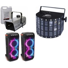 Täydellinen BILEPAKETTI – Ääntä, valoja ja savua juhliin!