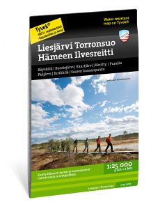 Liesjärvi Torronsuo Hämeen Ilvesreitti 1:25.000