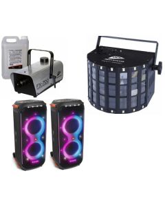 Täydellinen BILEPAKETTI – Ääntä, valoja ja savua juhliin!