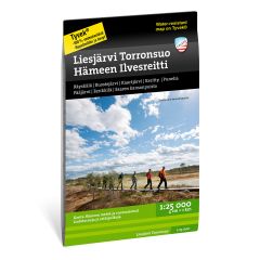 Liesjärvi Torronsuo Hämeen Ilvesreitti 1:25.000